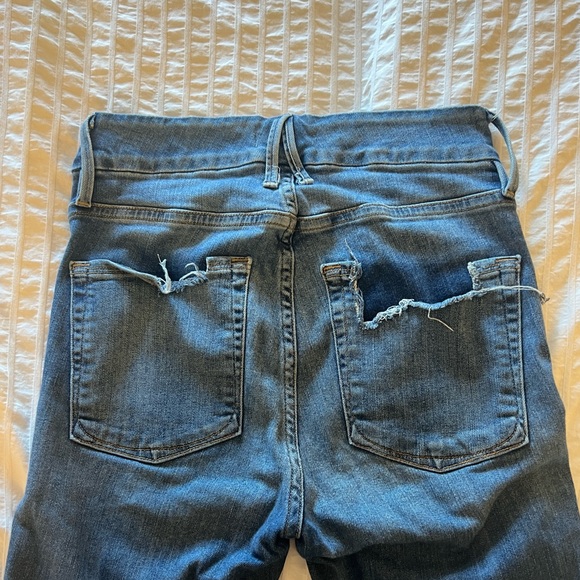 Good American Good Legs Ripped Pocket Skinny Jeans high-waist - Picture 3 of 4